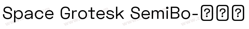 Space Grotesk SemiBo字体转换